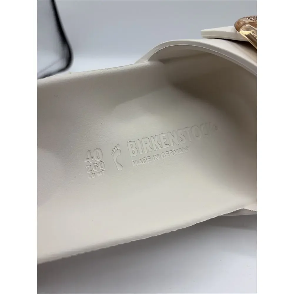 Birkenstock - Women's Recovery Big Buckle Slide Sandal Madrid EVA Eggshell READ